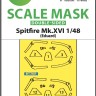 Art Scale 200-M48144 Supermarine Spitfire Mk.XVI canopy frame paint mask (Inside and outside) 1/48