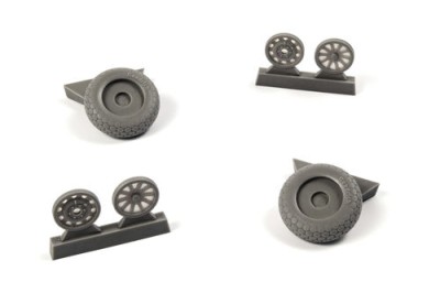 CMK 5124 P-51D Mustang - wheels oval tread (REV) 1/32