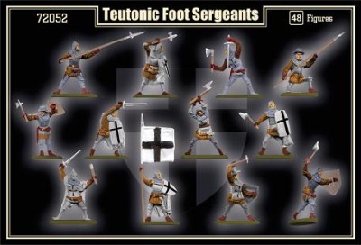 Mars MAR72052 Teutonic Foot Sergeants XV century 1/72