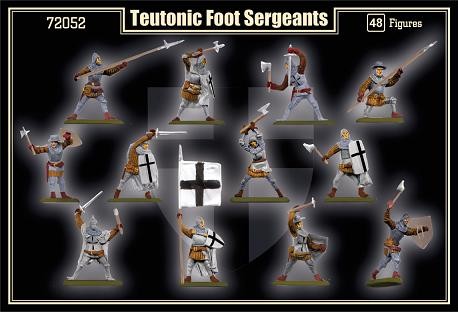 Mars MAR72052 Teutonic Foot Sergeants XV century 1/72