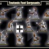Mars MAR72052 Teutonic Foot Sergeants XV century 1/72