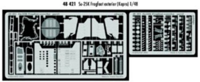 Eduard 48421 Su-25K Frogfoot exterior фототравление Eduard