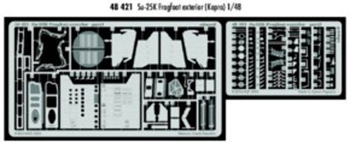 Eduard 48421 Su-25K Frogfoot exterior фототравление Eduard