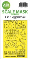 Art Scale 200-M72095 Consolidated B-24H Liberator external self-adhesive fit mask 1/72