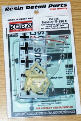 Kora Model CSD7217 Fi-156U Anti-sub. patrol aircraft Detail set 1/72