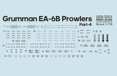 Print Scale 72512 Grumman EA-6 Prowler Part 4 1/72