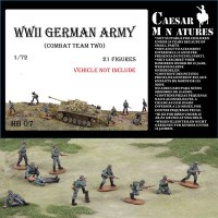 Caesar Miniatures HB07 German Infantry (WWII) Army Combat Team 2 1/72