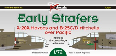 Dk Decals 72100 Early Strafers (10x camo) 1/72
