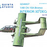Quinta Studio QD48227 OV-10A (для модели ICM) 3D Декаль интерьера кабины 1/48
