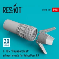 Reskit RSU48-139 F-105 Thunderchief exhaust nozzle (HOBBYB) 1/48