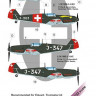 Lf Model C32103 Decals Bf 109 over Swiss (EDU/TRUMP) Part 1 1/32