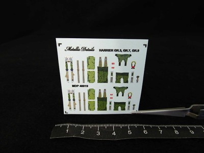 Metallic Details P48019 Bae Harrier GR.3, GR.7, GR.9 seatbelts 1/48
