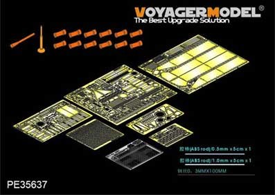 Voyager Model PE35637 Modern Russian T-64A Mod.1981 MBT (smoke discharger include) (TRUMPETER 01579) 1/35