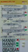 Kora Model DEC7283 Klemm L25 d VII (Hungarian, part I.) декали декали 1/72