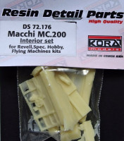 Kora Model DS72176 Macchi MC.200 Interior set (REV/SP.HOBBY) 1/72