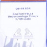 Quickboost QB48 834 Sea Fury FB.11 undercarriage covers (AIRF) 1/48
