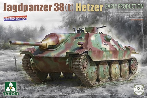 Takom 2170Х Jagdpanzer 38(t) «Hetzer» ранний 1/35