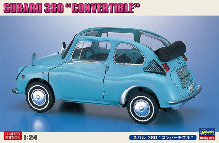 Hasegawa 20494 Subaru 360 "Кабриолет" (Limited Edition) 1/24