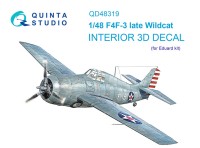 Quinta studio QD48319 F4F-3 late (Eduard) 1/48