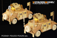 Voyager Model PEA253 Modern HUMVEE electronic Antennas set 1/35