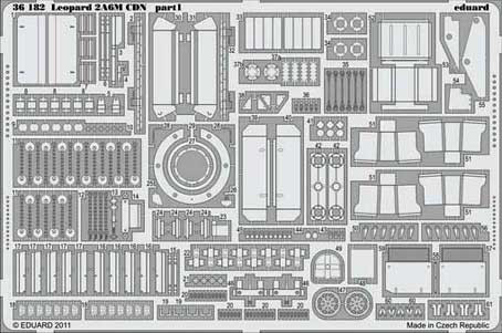 Eduard 36182 Leopard 2A6M CDN