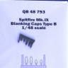 QuickBoost QB48793 Spitfire Mk.IX blanking caps type B (EDU) 1/48