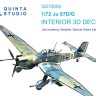 Quinta Studio QD72059 Ju 87 D/G (Academy/Special Hobby) 3D Декаль интерьера кабины 1/72