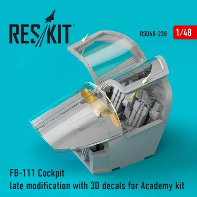 Reskit U48238 FB-111 Cockpit late modification w/ 3D (ACA) 1/48