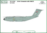 Model Maker Decals D72209 Airbus A400M Turkish Air Force 1/72