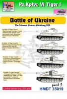 Hm Decals HMDT35019 1/35 Decals Pz.Kpfw.VI Tiger I Battle of Ukraine 1