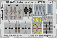 Eduard FE1033 1/48 A-6A seatbelts STEEL (HOBBYB)