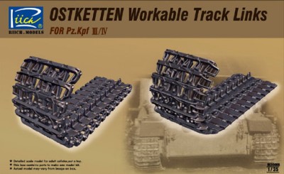 Riich Models RE30008 Ostketten Workable Track Links for Pz.Kpf III/IV