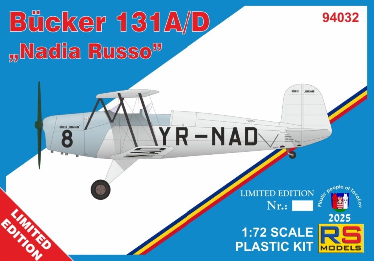 Rs Model 94032 Bucker Bu-131A/D 'Nadia Russo' (2x camo) 1/72