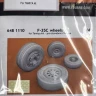 Eduard 6481110 BRASSIN F-35C wheels (TAM) 1/48