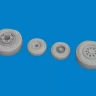 Eduard 6481110 BRASSIN F-35C wheels (TAM) 1/48