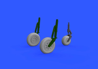 Eduard 648622 BRASSIN MiG-15 wheels (BRONCO/H.2000) 1/48