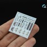 Quinta studio QDS-35176 3D Декаль интерьера кабиныToyota FJ43 Land Cruiser series (AK Interactive) (малая версия) 1/35