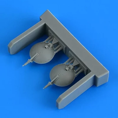 QuickBoost QB49058 Su-25 Frogfoot open parachute covers (ZVE) 1/48