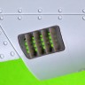 Master 48191 P-51 Mustang car.air filter cover RAF louvr.B 1/48
