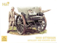 HAT 8094 4 x WWI Ottoman Artillery and machine guns Description - 4 cannons, 8 machine guns and crew 1/72