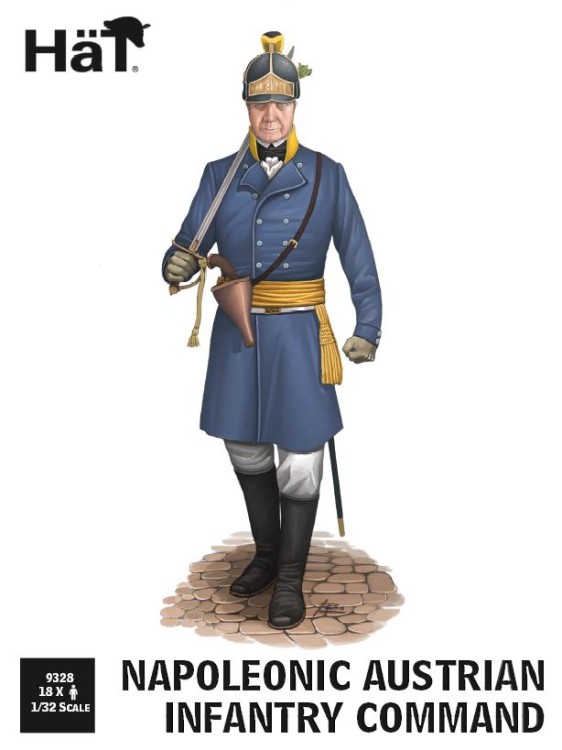 HAT 9328 Napoleonic Austrian Infantry Command 1/32