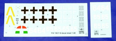 HAD 48178 Decal Focke Wulf Fw 190 F-8 (2x camo) 1/48