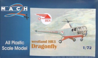 Mach 2 MACH7262 Westland HR.3 Dragonfly BEA G-AJOV 1/72