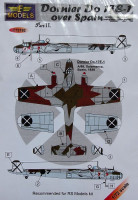 LF Model C72192 Decals Dornier Do 17E-1 over Spain - part II 1/72