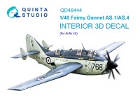 Quinta Studio QD48444 Fairey Gannet AS.1_AS.4 (Airfix) 1/48