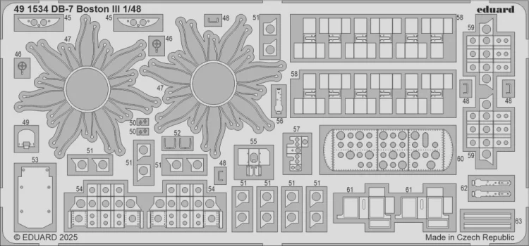 Eduard 491534 SET DB-7 Boston III (HKM) 1/48