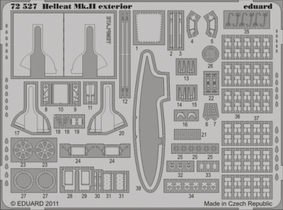Eduard 72527 Hellcat Mk.II exterior (Future release)