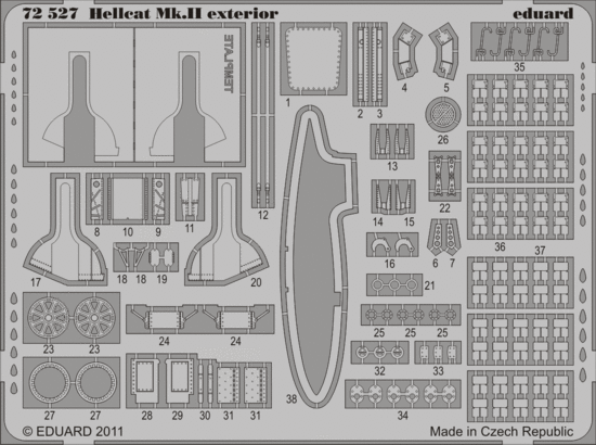 Eduard 72527 Hellcat Mk.II exterior (Future release)