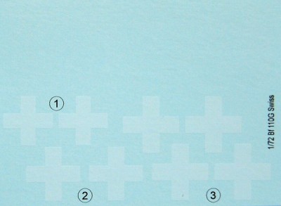 LF Model C7279 Decals Bf 110G over Switzerland (ITAL/BILEK) 1/72