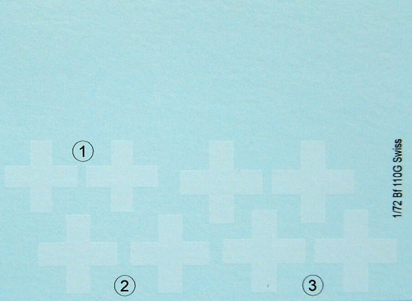 LF Model C7279 Decals Bf 110G over Switzerland (ITAL/BILEK) 1/72